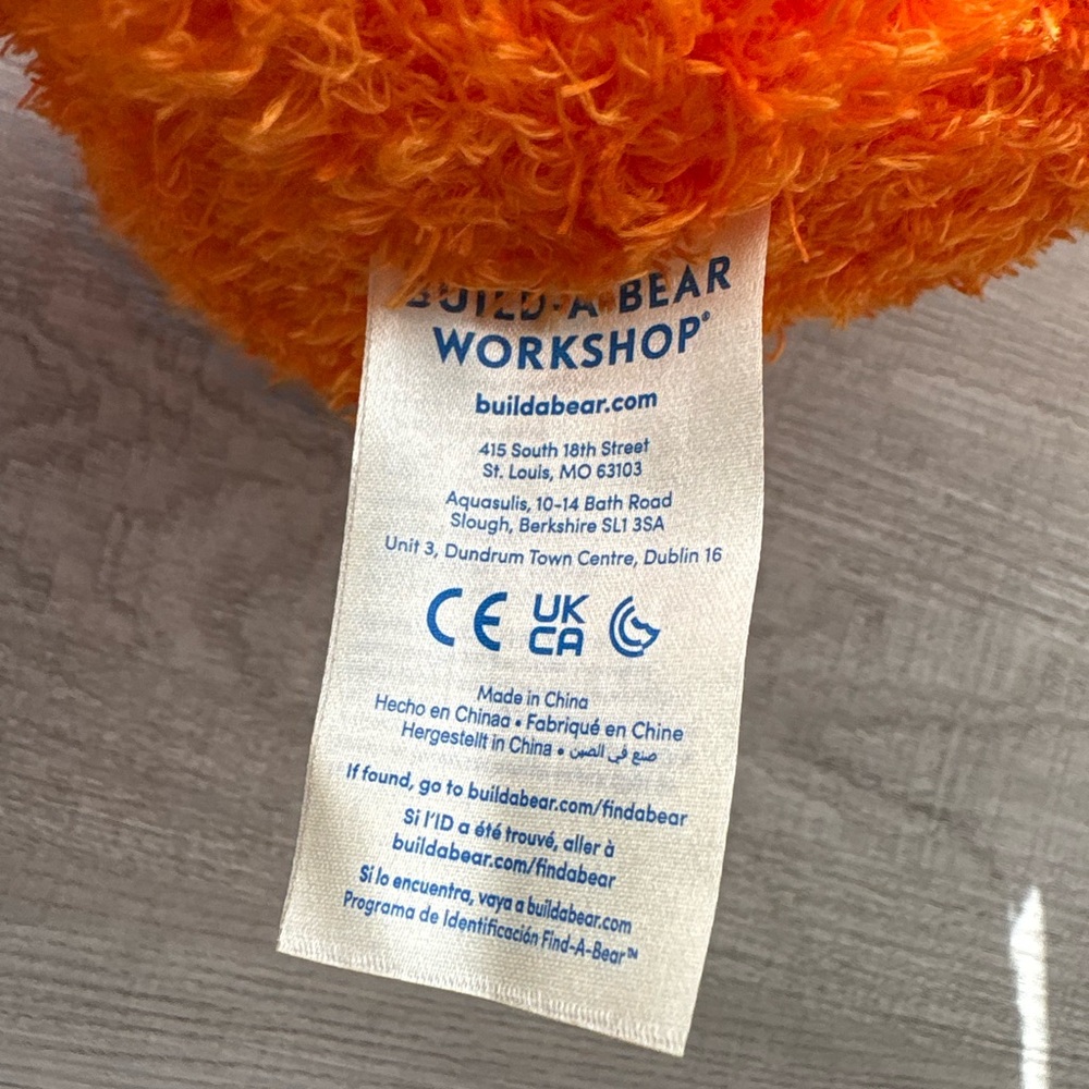 Build-A-Bear Workshop Pumpkin Glow Bear Halloween Plush Teddy Limited Edition - Picture 4 of 11